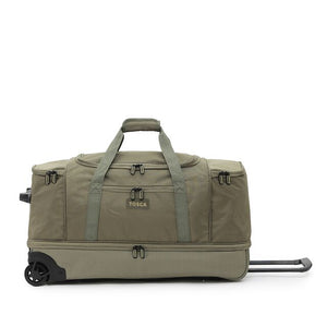 Tosca - TCA798TWJ-B 85cm Wheeled Split Compartment Duffle - Khaki/Sand