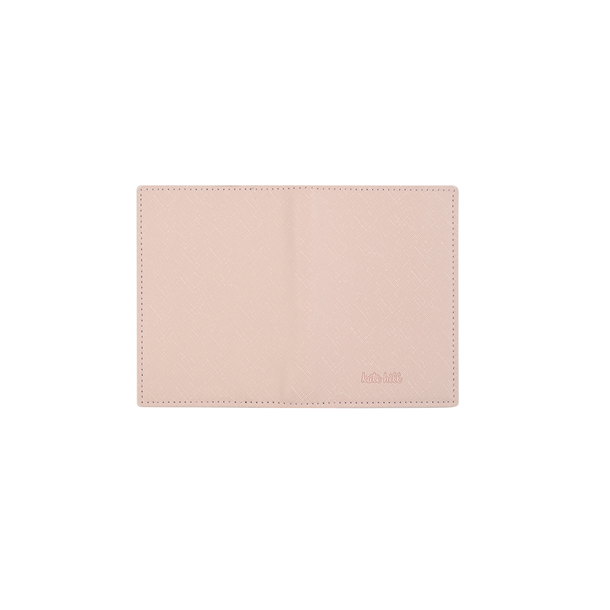 Kate Hill - KA120 Passport Holder and Luggage Tag Gift Set - Blush