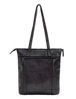 Saddle & Sash - A0002 Longreach Panelled Leather Tote - Black