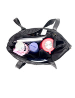 Saddle & Sash - A0002 Longreach Panelled Leather Tote - Black