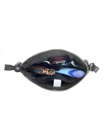 Saddle & Sash - A0003 Jindabyne Sm Woven Leather handbag - Black