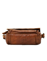 Saddle & Sash - A0004 Esperance Sm Flapover Leather crossbody bag - Cognac