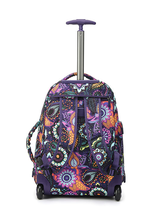 Tosca - So Lite AIR5055-Tb-F Onboard Trolley Backpack - Paisley