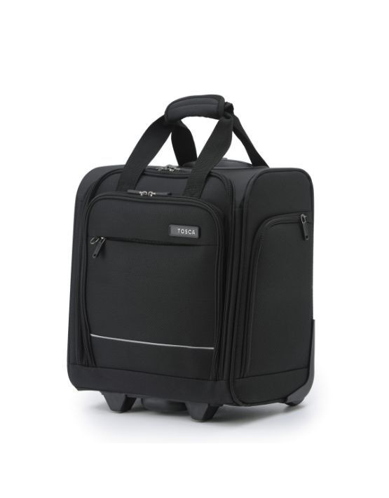 Tosca - AIR5055 Underseat Trolley Case - Black