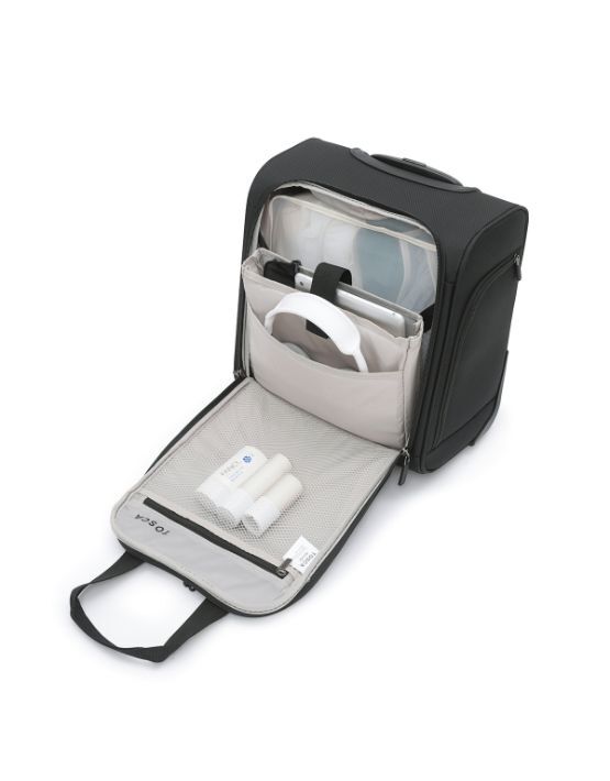 Tosca - AIR5055 Underseat Trolley Case - Black
