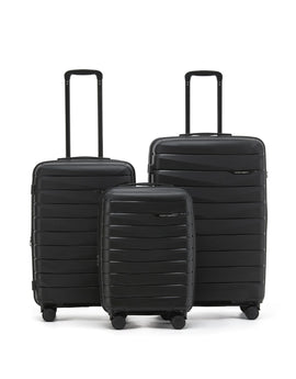 Aus Luggage - PILOT Set of 3 (L-M-S) - Black