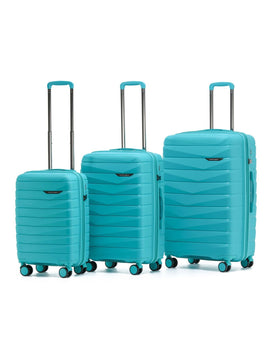 Aus Luggage - PILOT Set of 3 (L-M-S) - Teal - 0