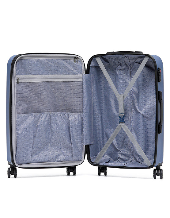 Aus Luggage - ALC440-25B Venice ABS Medium Spinner - Indigo