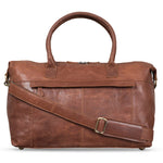 Leather Culture - 18004 Overnighter Leather duffle - Cognac