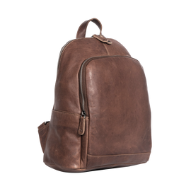 Leather Culture - 22-112 HAWK Medium Leather backpack - Espresso - 0