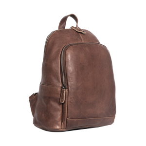 Leather Culture - 22-112 Hawk Medium Leather Backpack - Espresso