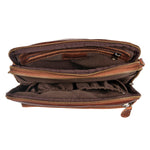 Leather Culture - 22-105 Jeffy Leather tablet side bag - Cognac