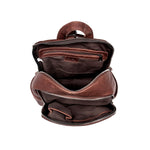 Leather Culture - 22-112 HAWK Medium Leather backpack - Espresso