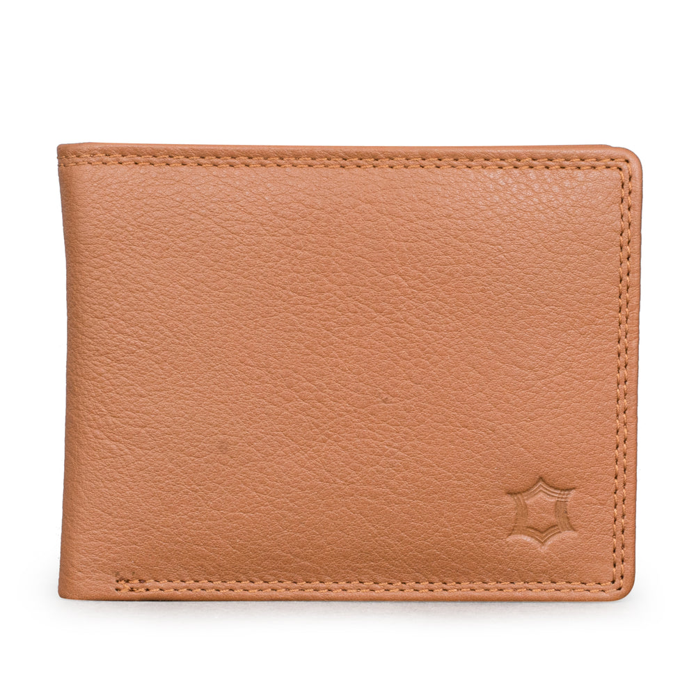 Leather Culture - MW002 Jack Bi-Fold Leather Wallet - Tan