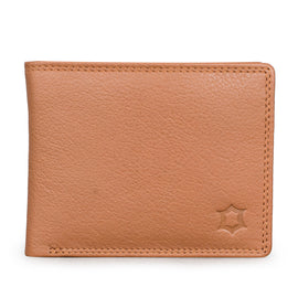 Leather Culture - MW002 Jack Bi-Fold Leather wallet - Tan