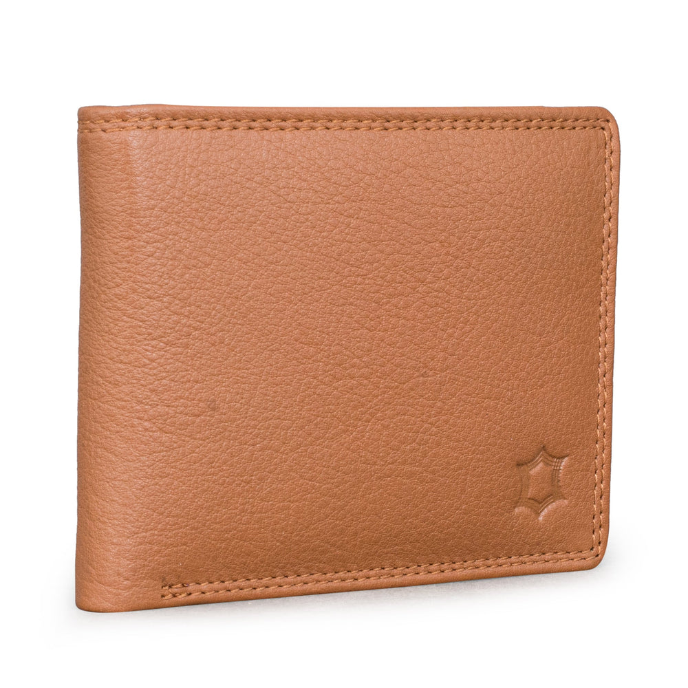 Leather Culture - MW002 Jack Bi-Fold Leather Wallet - Tan