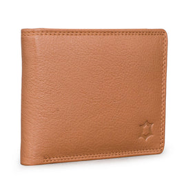 Leather Culture - MW002 Jack Bi-Fold Leather wallet - Tan - 0
