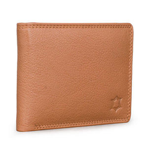 Leather Culture - MW002 Jack Bi-Fold Leather Wallet - Tan