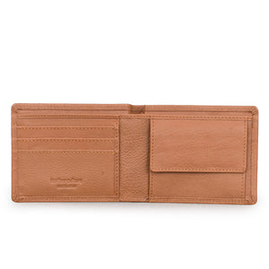 Leather Culture - MW002 Jack Bi-Fold Leather Wallet - Tan