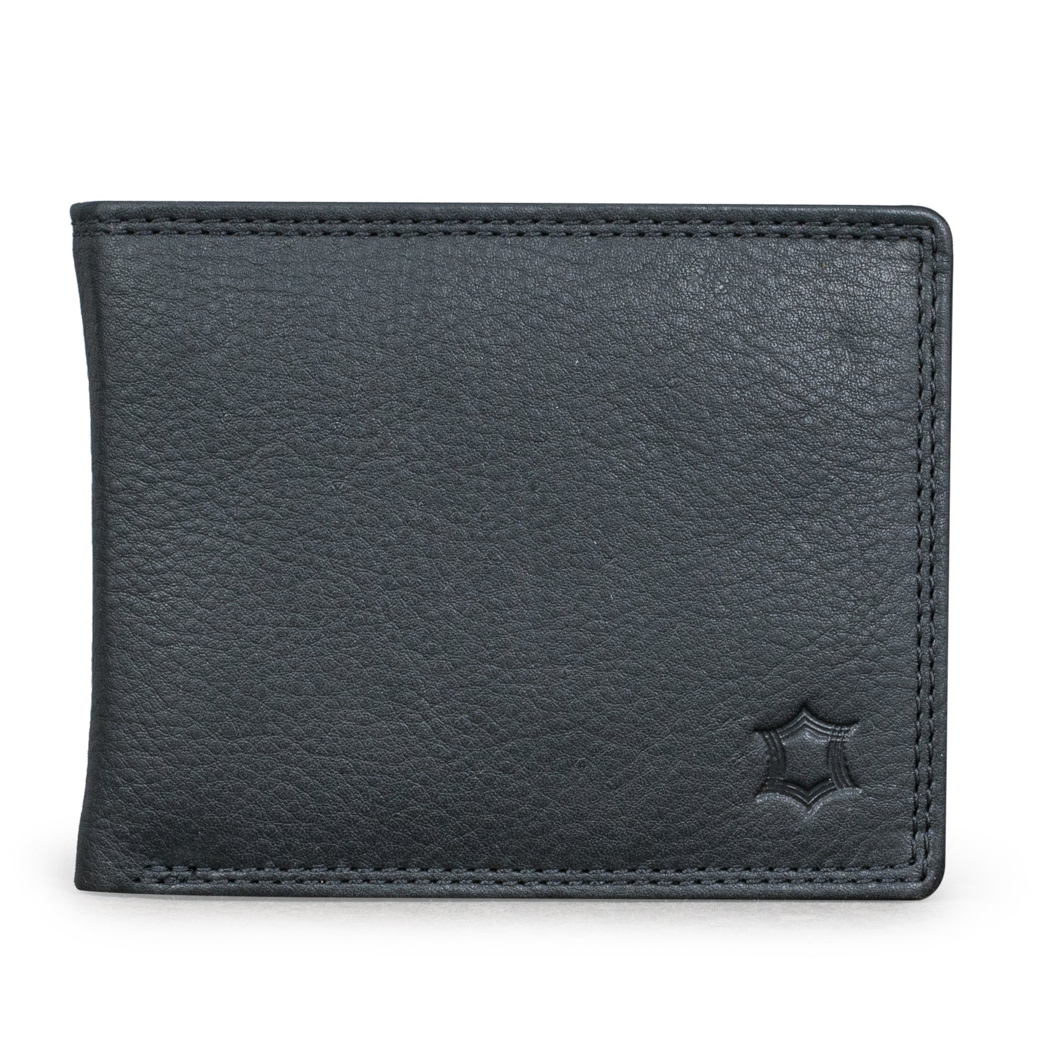 Leather Culture - MW001 BRAVE Tripple Fold Leather mens wallet - Black