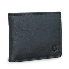 Leather Culture - MW001 BRAVE Tripple Fold Leather mens wallet - Black - 0