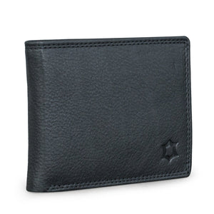 Leather Culture - MW001 Brave Tripple Fold Leather Mens Wallet - Black