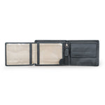 Leather Culture - MW001 BRAVE Tripple Fold Leather mens wallet - Black