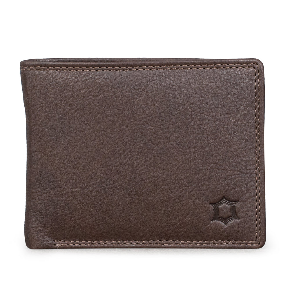 Leather Culture - MW002 Jack Bi-Fold Leather Wallet - Brown