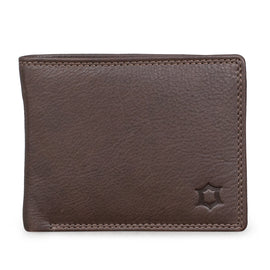 Leather Culture - MW002 Jack Bi-Fold Leather wallet - Brown