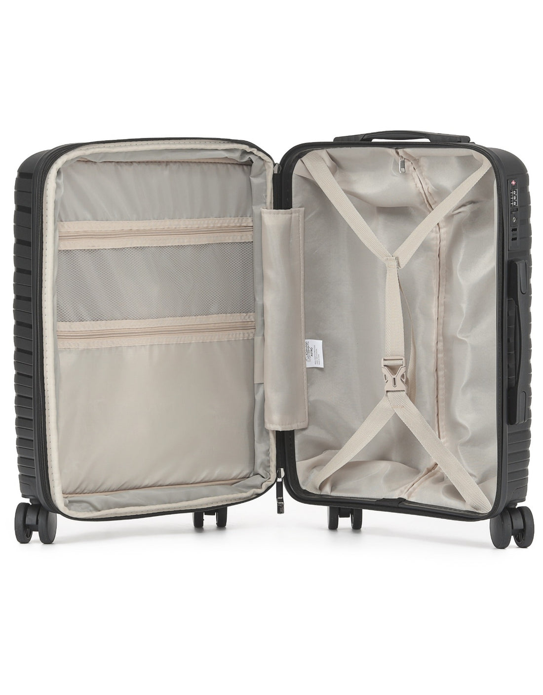 Aus Luggage - ALC6653 ASTRO 55cm on Board spinner - Black
