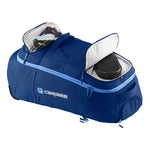 Caribee- Adventure 70L Duffle w Backpack straps - RPET Blue
