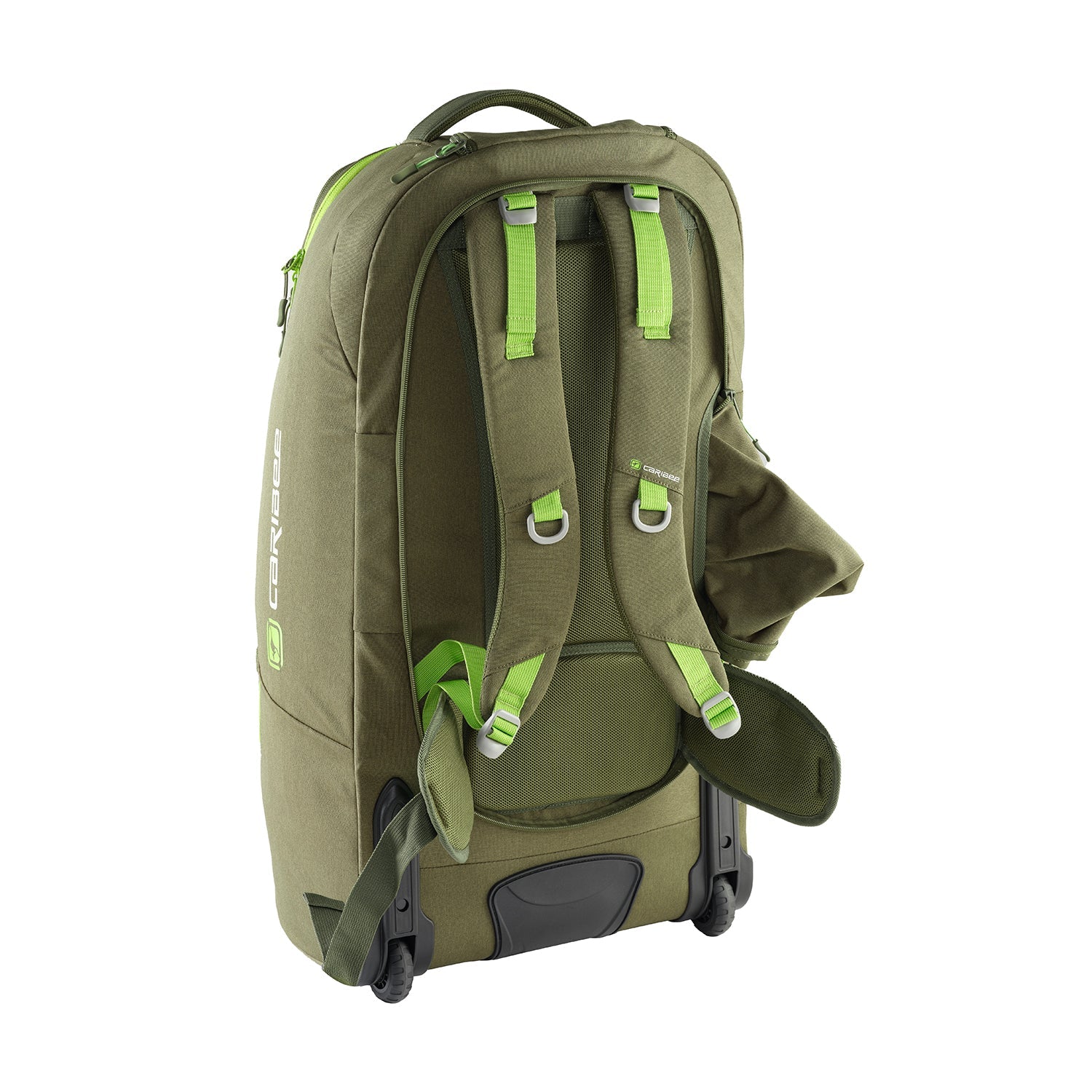 Caribee- Adventure 70L Duffle w Backpack straps - Olive-5