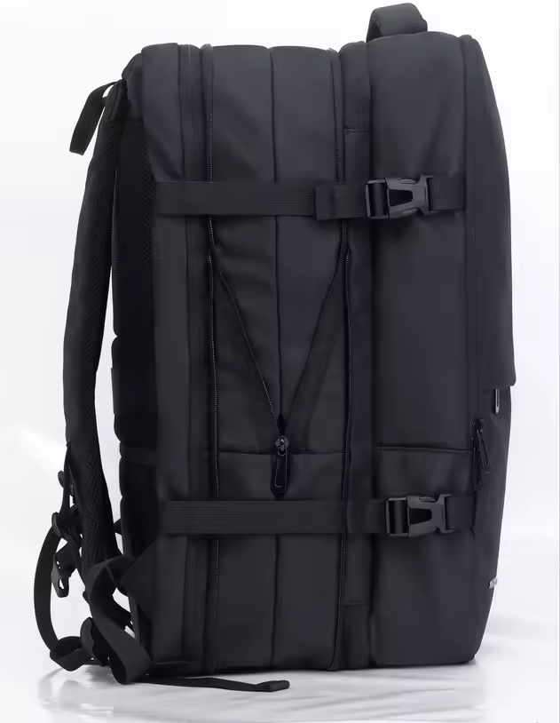 Travelite - TL220104-19in Overnight Travel Backpack w USB and expander - Black