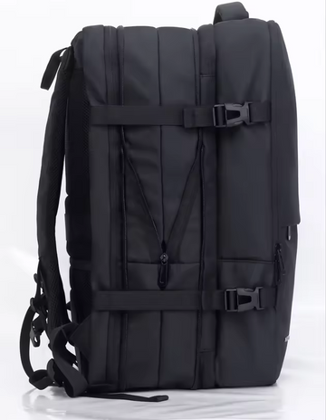 Travelite - TL220104-19in Overnight Travel Backpack w USB and expander - Black - 0