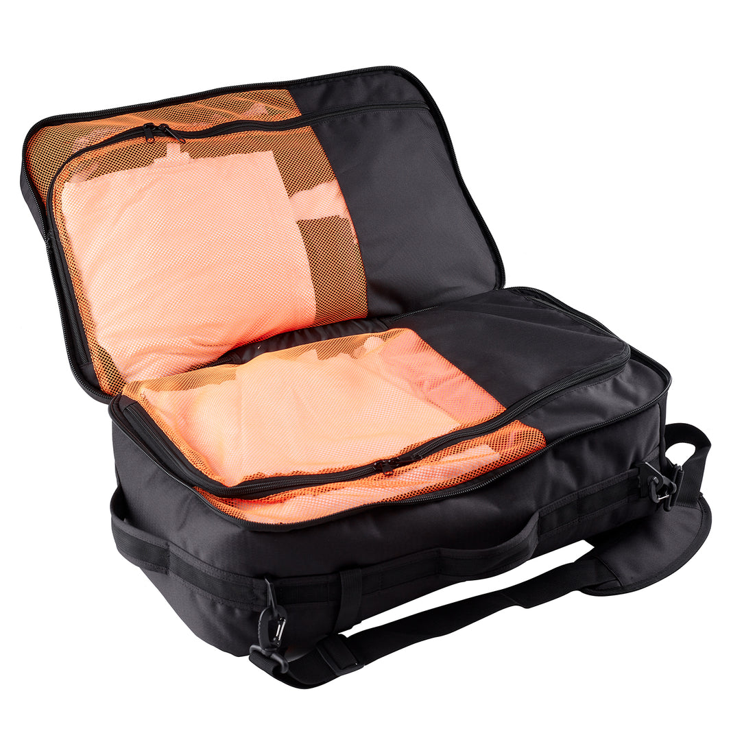 Caribee - Altitude 40 carry on backpack shoulder overnight bag - Black-6