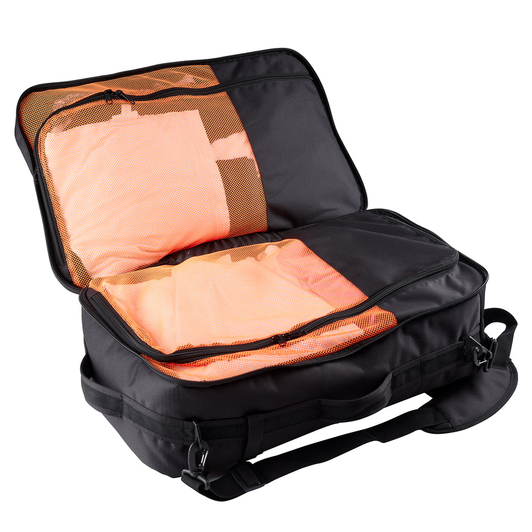 Caribee - Altitude 40 Carry On Backpack Shoulder Overnight Bag - Black
