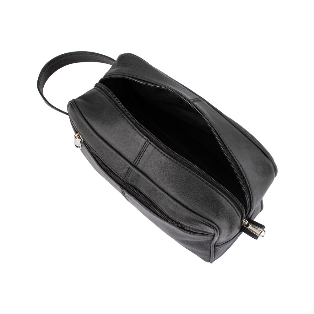 b. - Single Zip Toilety Bag - BB-587 - Black