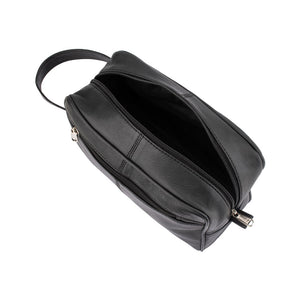 B. - Single Zip Toilety Bag - BB-587 - Black