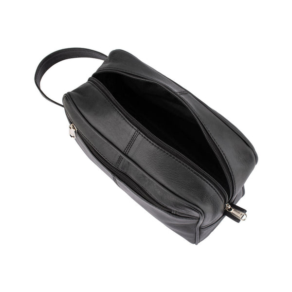 B. - Single Zip Toilety Bag - BB-587 - Black