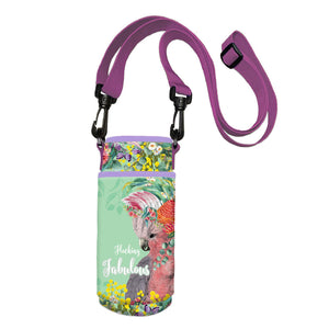Neoprene Bottle/Phone Carrier - Flocking Fabulous