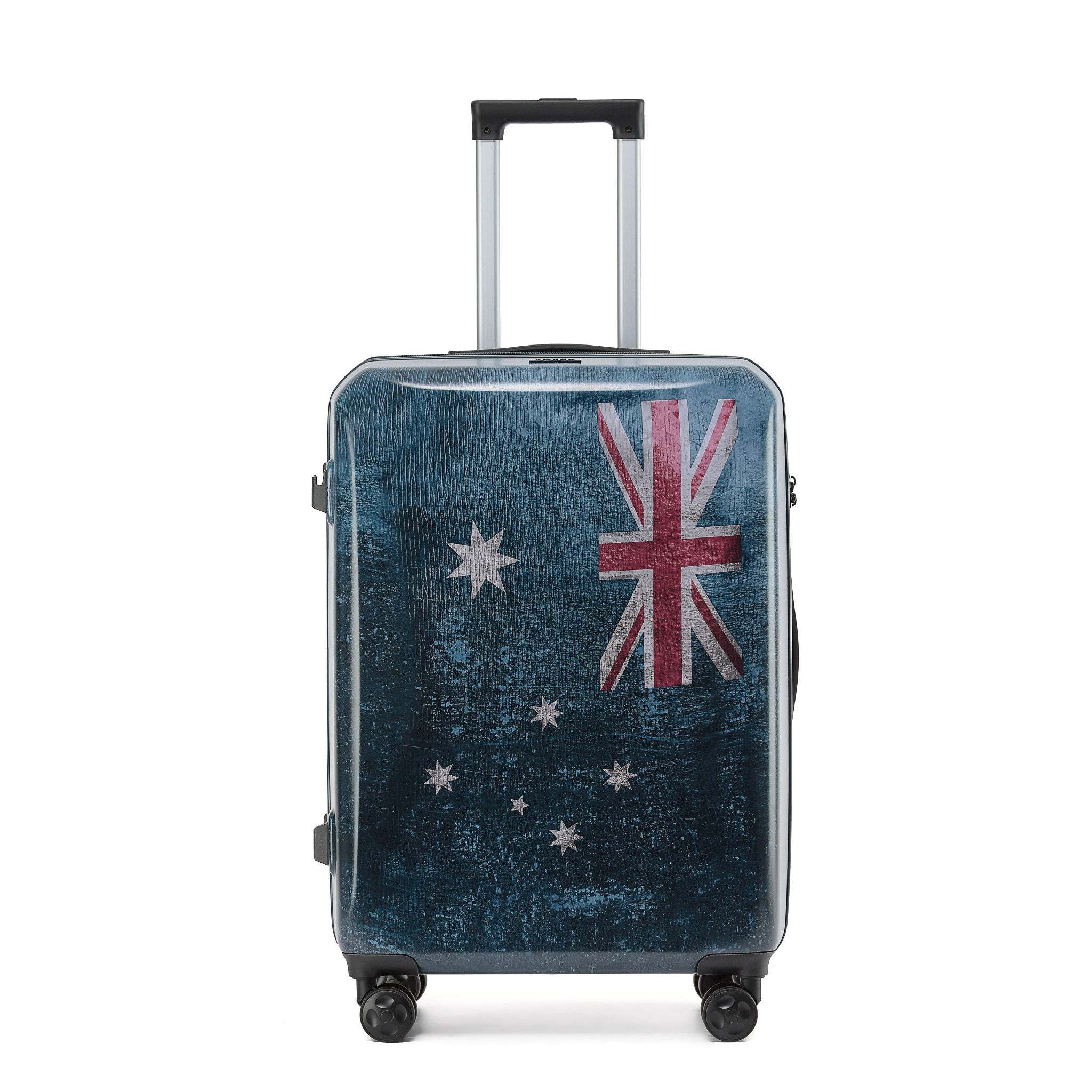 Tosca - TCA705-3 Set of 3 (L-M-S) Australia Flag Australiana Luggage Set - Navy