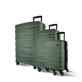 Pierre Cardin - PC3941 Set of 3 Suitcases (L-M-S) - Moss