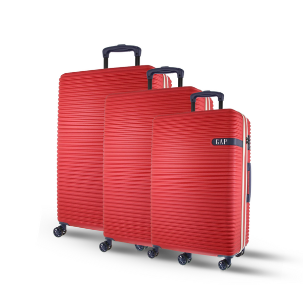 Gap - 30 Set of 3 Suitcases (L-M-S) - Red