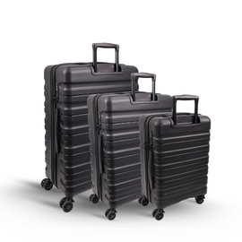 Pierre Cardin - PC3941 Set of 3 Suitcases (L-M-S) - Black