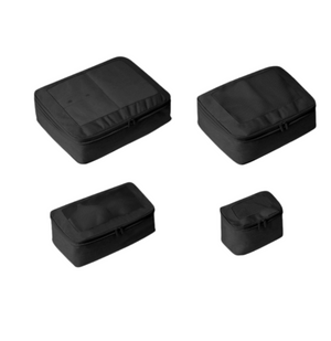 Comfort Travel - CC07 Set of 4 Compression Packing Cubes - Black