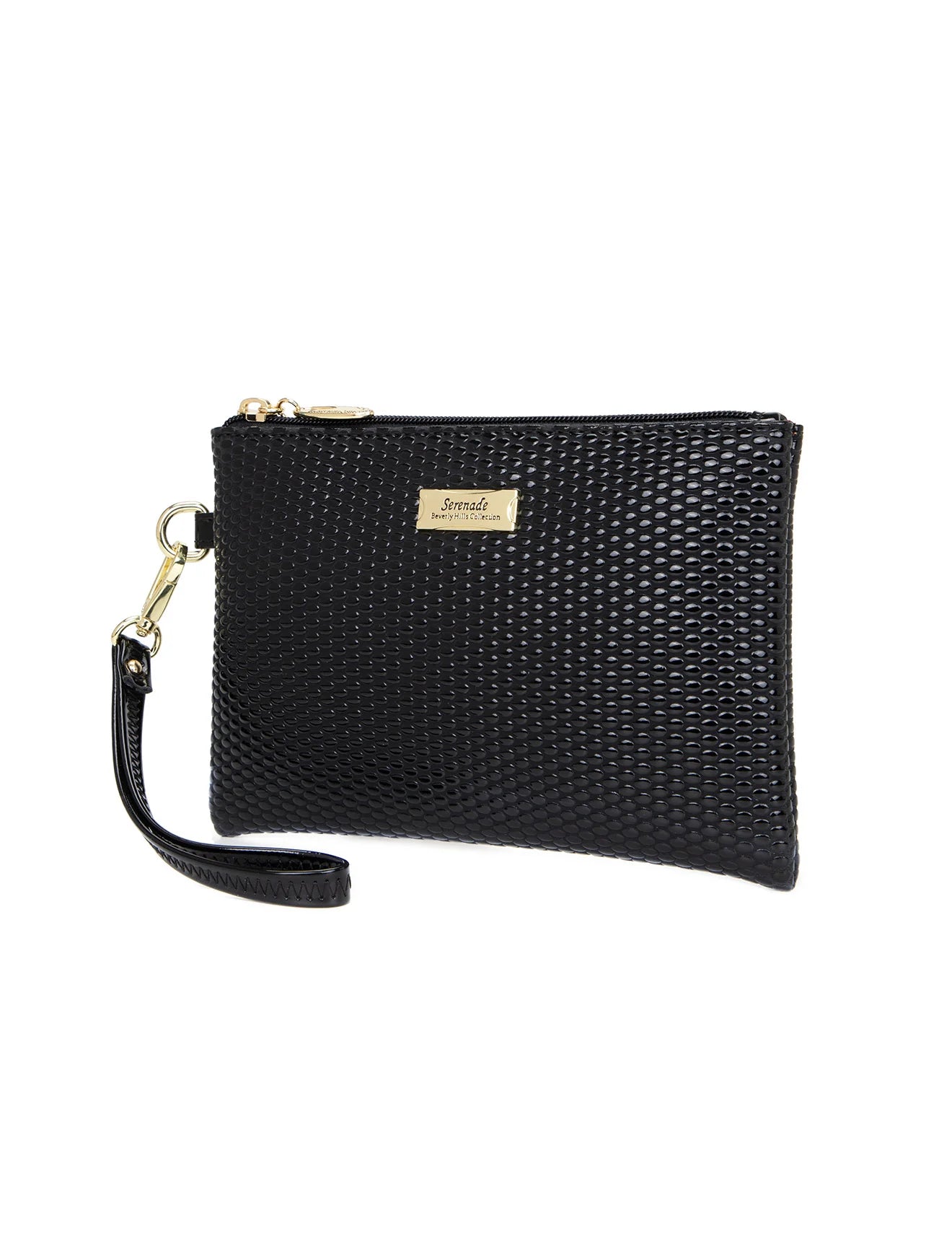 Miss Serenade - CP02-1006 Cosmopolitan Flat wrist bag - Black