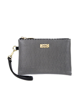 Miss Serenade CP02-1006 Cosmopolitan Flat wrist bag - Black/White