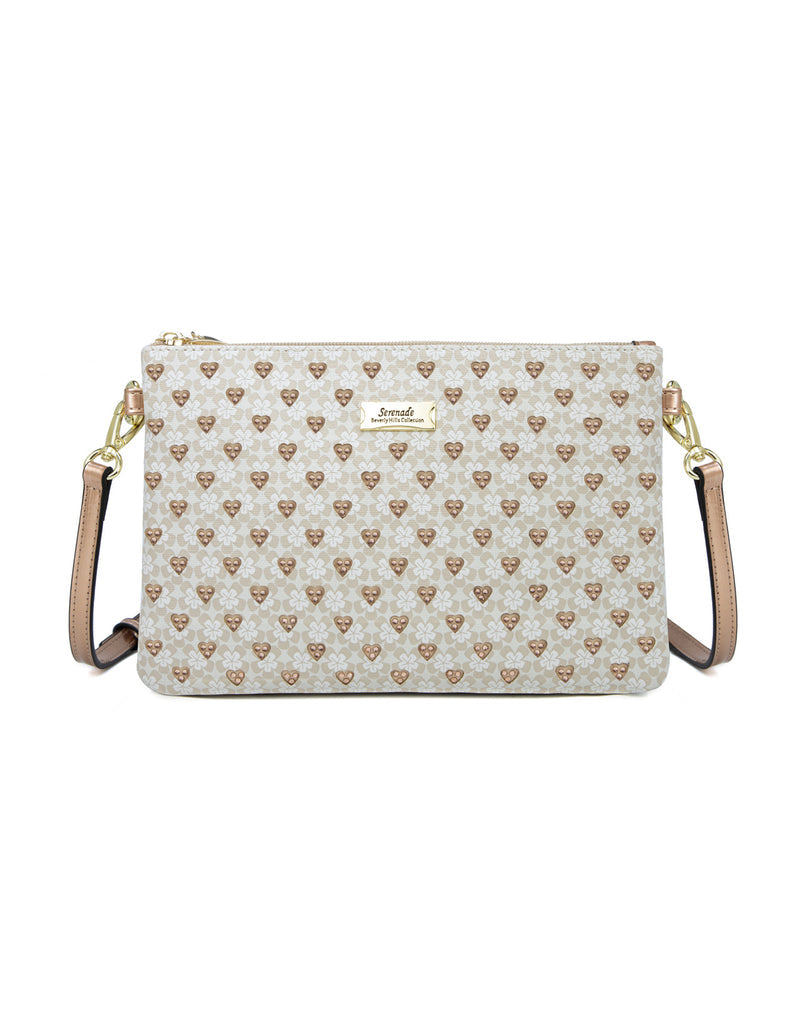 Miss Serenade - CP17-1010 Dylan Pu Crossbody - Beige