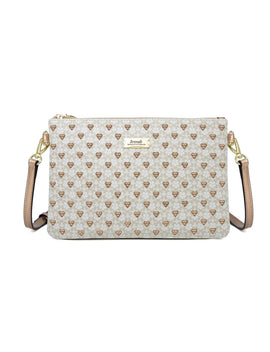 Miss Serenade - CP17-1010 Dylan PU Crossbody - Beige