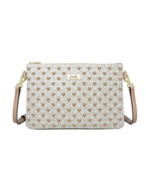 Miss Serenade - CP17-1010 Dylan Pu Crossbody - Beige